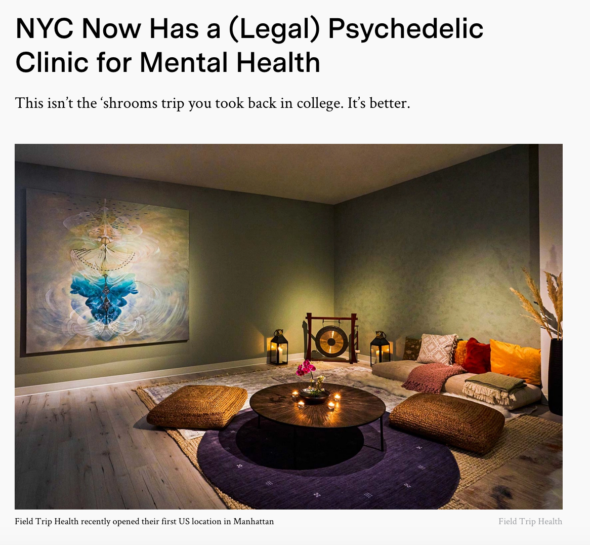 News & Media Field Trip Health